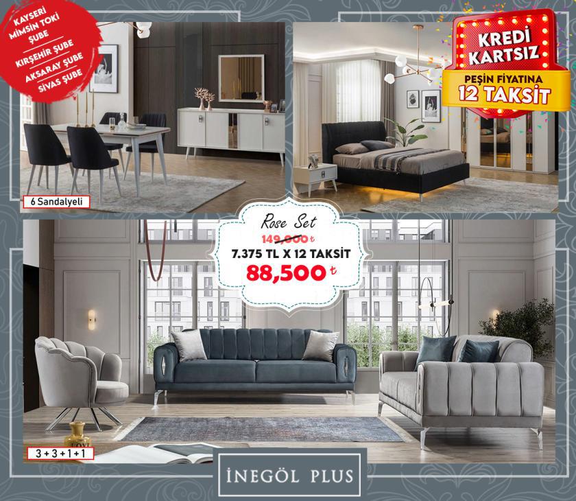 ROSE DÜĞÜN PAKETİ (PEŞİN.FİYATINA 12TAKSİT)